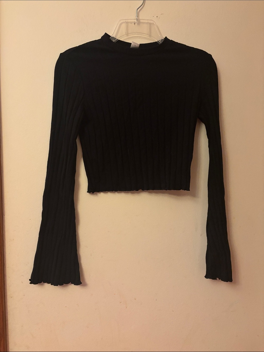 SHEIN Black Teen Crewneck Top